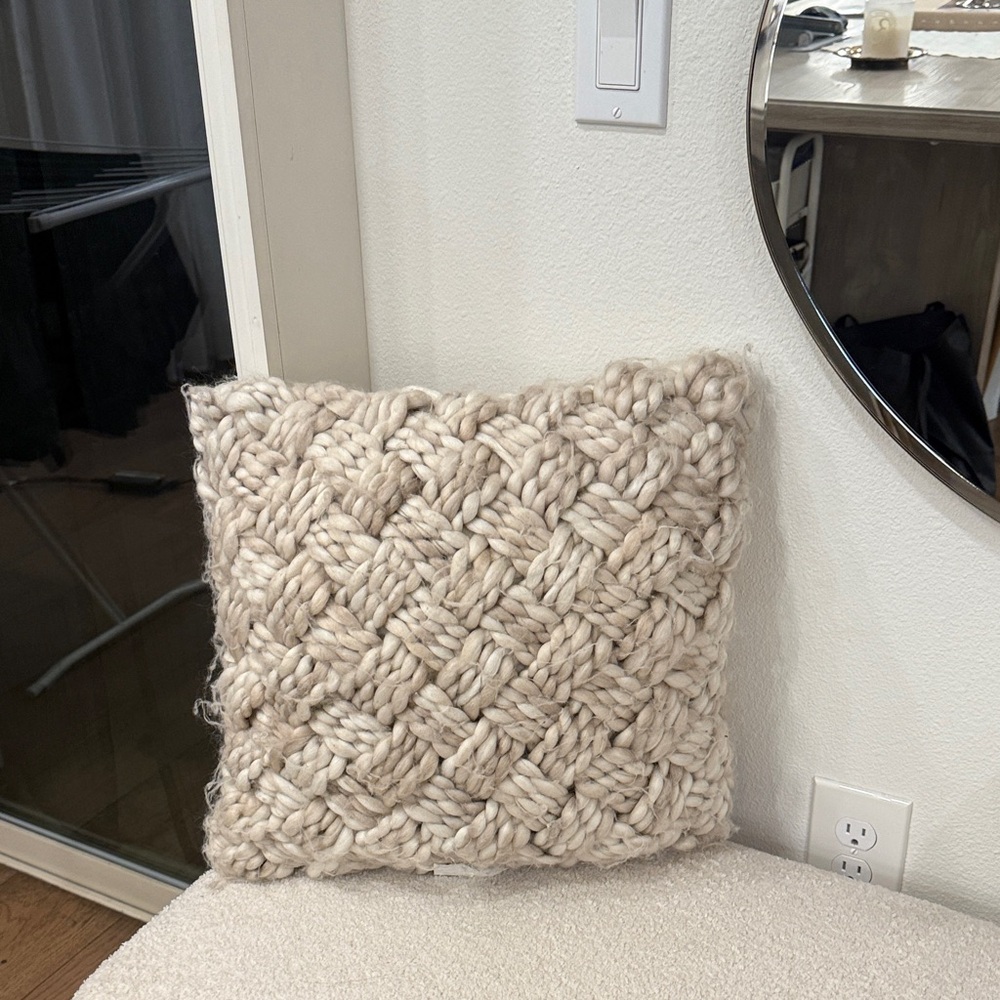 Threshold Cream Woven Accent Pillow